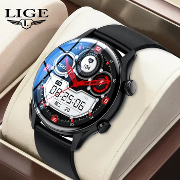 LIGE Fitness Tracker Smart Watch Vyrų 2022 Naujas 360*360 Smartwatch 