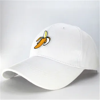 bananų siuvinėjimo Beisbolo kepuraitę hip-hop bžūp Reguliuojamas Snapback Skrybėlės moterims ir vyrams 284