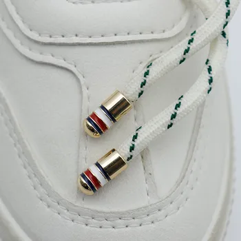 Weiou Nėrinių Trumpesnis Metalo Aukso Patarimai Elegantiškas 13*6 mm Naujos Mados Modelis Sneaker Virvę Aglets europos sąjungos Oficialusis Didmeninė Cordones Zapatillas