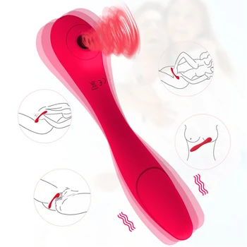 NAUJUS moteriškus siurbimo stick, vibratorius bendable, moterų užsiuvimas sekso žaislai, USB maitinimo, įkrovimo vibracijos + siurbimo dvejopo naudojimo