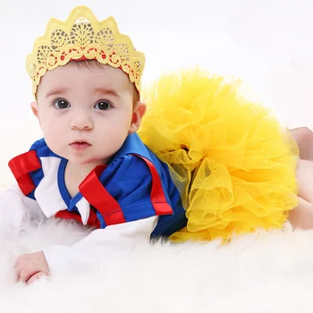 Naujagimio Drabužius Baby Girl Romper tutu Sijonas Princesė Cosplay Kūdikių Drabužių Rinkiniai Šalies Kūdikiams, Vaikiška Kostiumas Drabužiai