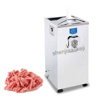 Komercinės elektrinė mėsmalė, nerūdijančio plieno automatinis mėsos malimo mašina Mėsmalę mėsos peilis 300 kg/h 220v 750w 1pc