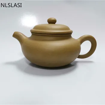 Yixing arbatinukas zisha arbatos puodą Raw rūdos purvo rankų darbo virdulys raudonos molio drinkware Kinijos autentiški individualų Arbatos rinkinys 210ml
