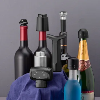 Dulkių Raudono Vyno Butelis Šampano Butelio Kamštis Dangtelis Išlaiko Šviežumo Plug Baras Stiliaus Priemones, Kokteilių Taurės Tokios Vyno Korkas Tiekimo Reikmenys