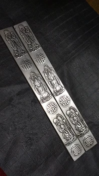 Kinija tapyba ir kaligrafija pagalbiniai produktai, kad popieriaus, glotni metalo amatų Feng shui fu shou lu statula Popieriaus svoris