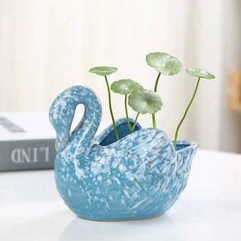 Kūrybos žalia ridikas hydroponic vaza gėlių vaza hydroponic vario skubėti augalų keramikos dirbinių darbalaukio dekoratyviniai papuošalai