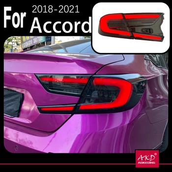 AKD Automobilio Modelio Dalys Honda Accord G10 2018-2021 Žibintai Žibintas Galinis LED DRL Stabdžio Signalas Atbulinės eigos Parkavimo žibintas, Reorganizavimas