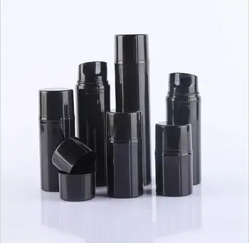 100ML visai juodo plastiko beoriu butelį losjonas/emulsijos/kremo/serumo/fondas/odos priežiūros kosmetikos pakuotės