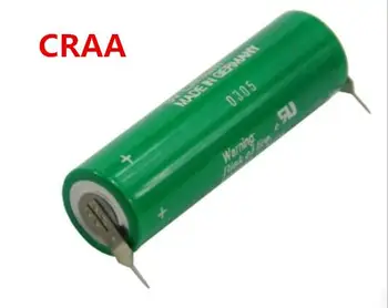 KARŠTO NAUJAS CRAA 3V CR14505 14505 PLC kontrolės 3V ličio baterija Li-ion baterijos Su koja