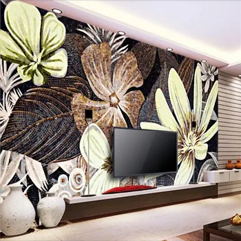 3d TV fono sienos gėlių trimatis modelis custom high-end freskos gamyklos didmeninė tapetai, freskos nuotrauką sienos
