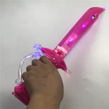 56cm rožinė Eletronic Lightsaber Indukcijos Ryklys kardas Išmetant Modelį Modeliavimas Plastikinių Šviesos Žaislai Kardas Vaikų cosplay Rekvizitai