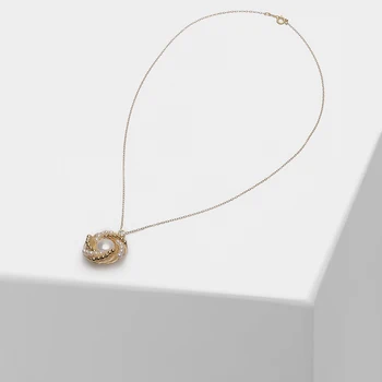 Amorita boutique paukščio lizdą dizaino mados perlų vėrinį
