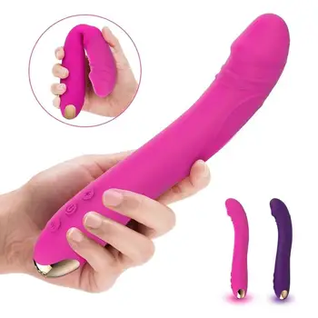 10 rūšių nekilnojamojo dildo Vibratorius, skirtas Moterims, Minkštas Moterų Makšties Klitorio Stimuliatorius Massager Masturbator Sekso Produktai Suaugusiems, žaislai