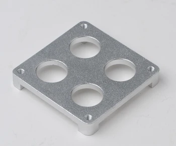 3D Spausdintuvas reikmenys, smėliasvaidžiai oksidacijos Šilumos blokuoti platforma, keturių skylių aliuminio dalys