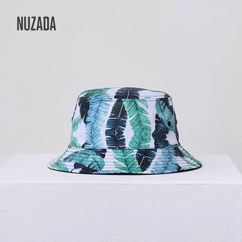 NUZADA Prekės Skrybėlę Spausdinimo Vyrai Moterys Kibiro Kepurę Pora Pavasarį, Vasarą Rinktinėje Dvipusis Gali Būti Dėvimi Žvejys Skrybėlės