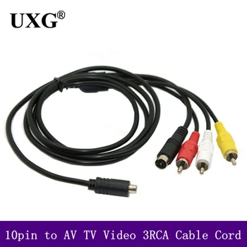 Aukštos Kokybės 1.2 m VMC-15FS RCA 10Pin Sony Port A/V jungties Kabelį, fotoaparato duomenų perkėlimo kabelis, laidas Sony Kamera, 1.5 m