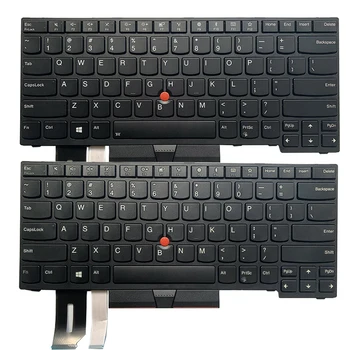NAUJAS JAV nešiojamojo kompiuterio klaviatūra Lenovo ThinkPad E480 E485 L480 T480S L380 E490 T490 T495 L390 jogos L490 P43s 01YP400 01YP440