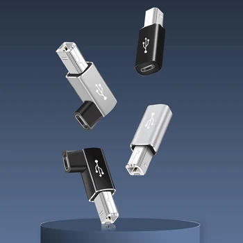 USB C Tipo Moteris USB B Male Adapter Scanner Spausdintuvo Konverteris USB C Duomenų Perdavimo Adapteris