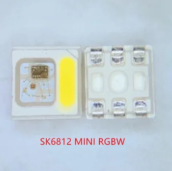 1000PCS SK6812 MINI RGBW LED Lustas 3535 PCB SMD WS2812B Individualiai Adresuojamo Chip Pikselių DC5V