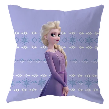 Disney Elsa Princesė Pagalvės užvalkalą Pagalvėlė Padengti Vaikus Mergina, Pora Pagalvę Padengti Dekoratyvinės Pagalvės Atveju 40x40cm