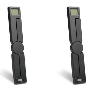 Naujas 2X Mini Veidrodėliai Skaitmeninis Maisto Masto Nešiojamų Namų Maisto Svėrimo Kavos Masto Skaitmeninis LED Ekranas, Juoda