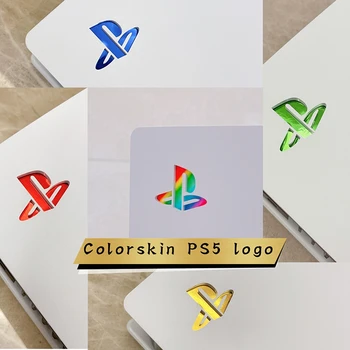 10vnt/daug PS5 logotipas odos lipdukas Blizgus Vinilo Decal PS5 disko skaitmeninės versijos konsolės Logotipas Padėklas Lipdukas