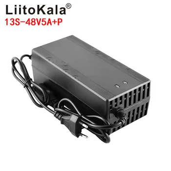 LiitoKala 13S 48V 5A Ličio-jonų baterija, kroviklio 5.5*2.1 mm, Universalus 54.6 V 5A AC DC Maitinimo Adapteris