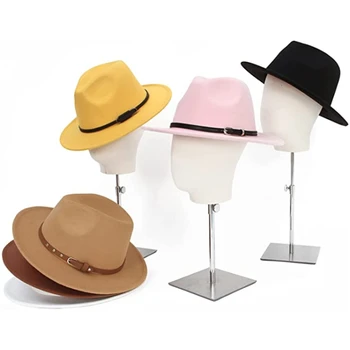 Moteriški klasikiniai fedora skrybėlę platus kraštų manė, panamos skrybėlė su sklende, 1x skrybėlę 3x odos skrybėlę su rudens ir žiemos vyrų šiltą kepurę