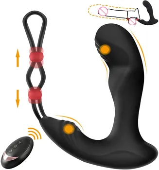 10 Greičio USB Įkrovimo Vyrų Prostatos Masažas Vibratorius Anal Plug Silikoninis Vandeniui Massager Stimuliatorius Sekso žaisliukai Vyrams GS0466