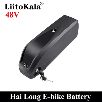 LiitoKala 48V 10Ah 12Ah 15Ah ebike Baterija Hailong Max 30A BMS Už Bafang BBS01B BBS02B BBSHD Vidurio Ratai Ebike Variklių baterija