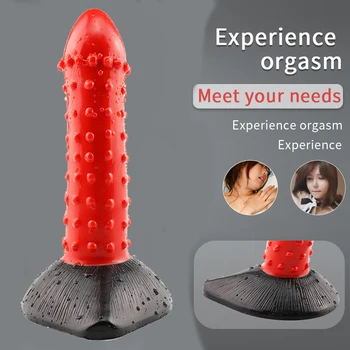 Didelis Didelis Dildo Minkšto Silikono Lankstus Naujas Punktyras Realistiškas Penis Su Siurbtuko Dirbtinės Varpos Moterų Masturbuotis Sekso Žaislas
