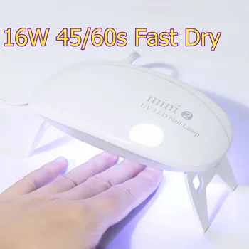TP 16W Mini Nagų Lempa Nagų Mašina, Džiovintuvas UV LED Lempos, Greitai Džiūstantis Nešiojamų Micro USB Kabelis Naudoti Namuose Džiovinimo Lempa Gelio Lako