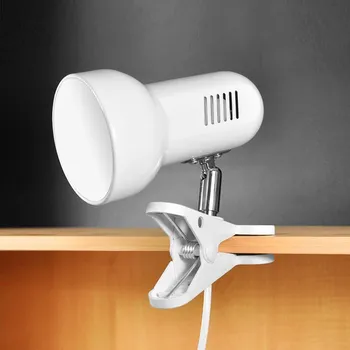 2018 populiariausi Led Stalo lempa 5W balta ir juoda stalinė lempa su Clip Lovoje Skaityti knygą Šviesos diodų (LED) Stalas šviesos namuose