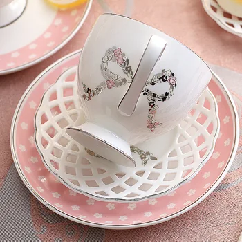 Kavos puodelis rinkinys keramikos Europos kaulų Kinija kavos puodelį, Butterfly Hotel Vakarų maisto su popietę arbatos puodelio ir gėlių arbatos puodelio
