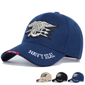 Naujas prekinis ženklas Vyrams Erelis SWAT Taktinis Beisbolo kepuraitę Armijos Snapback Skrybėlę Medvilnės Kaulų Reguliuojamas Vyrų Lauko JAV karinio jūrų Laivyno Snapback Cap